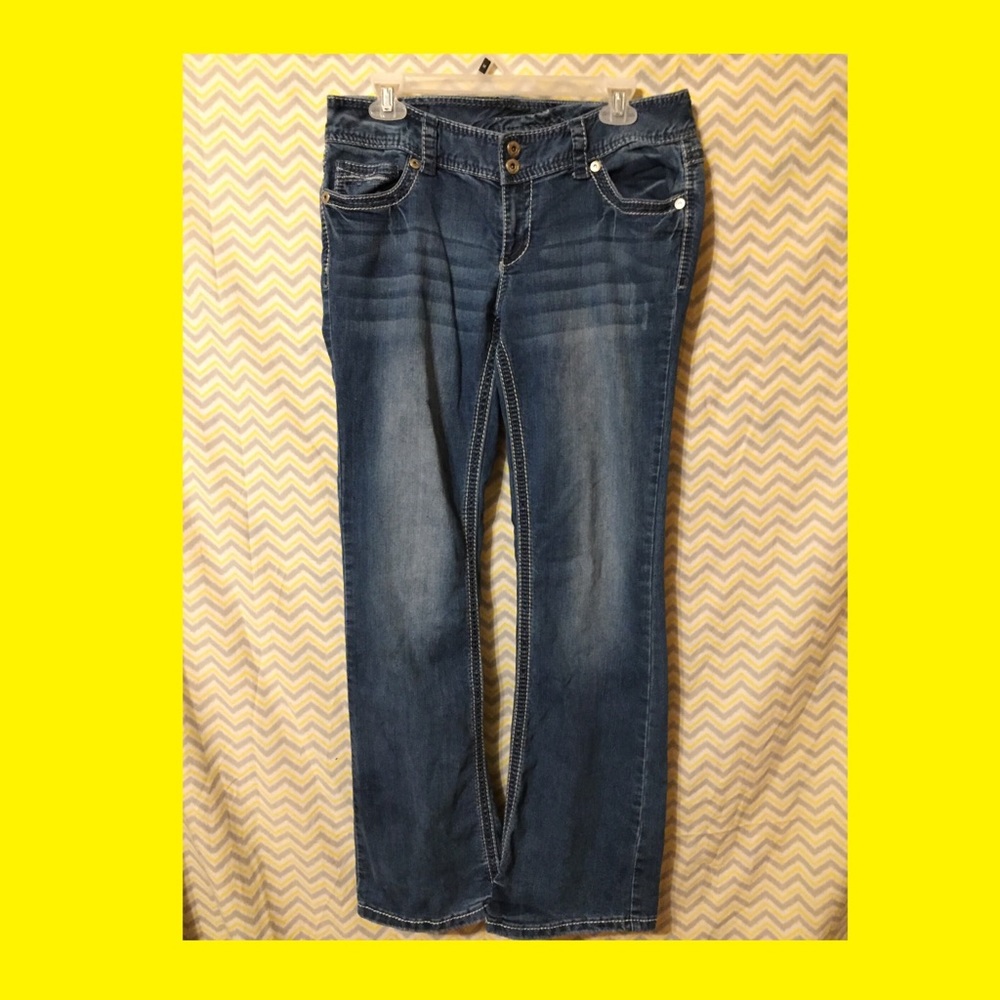 Hydraulic boot cut jeans